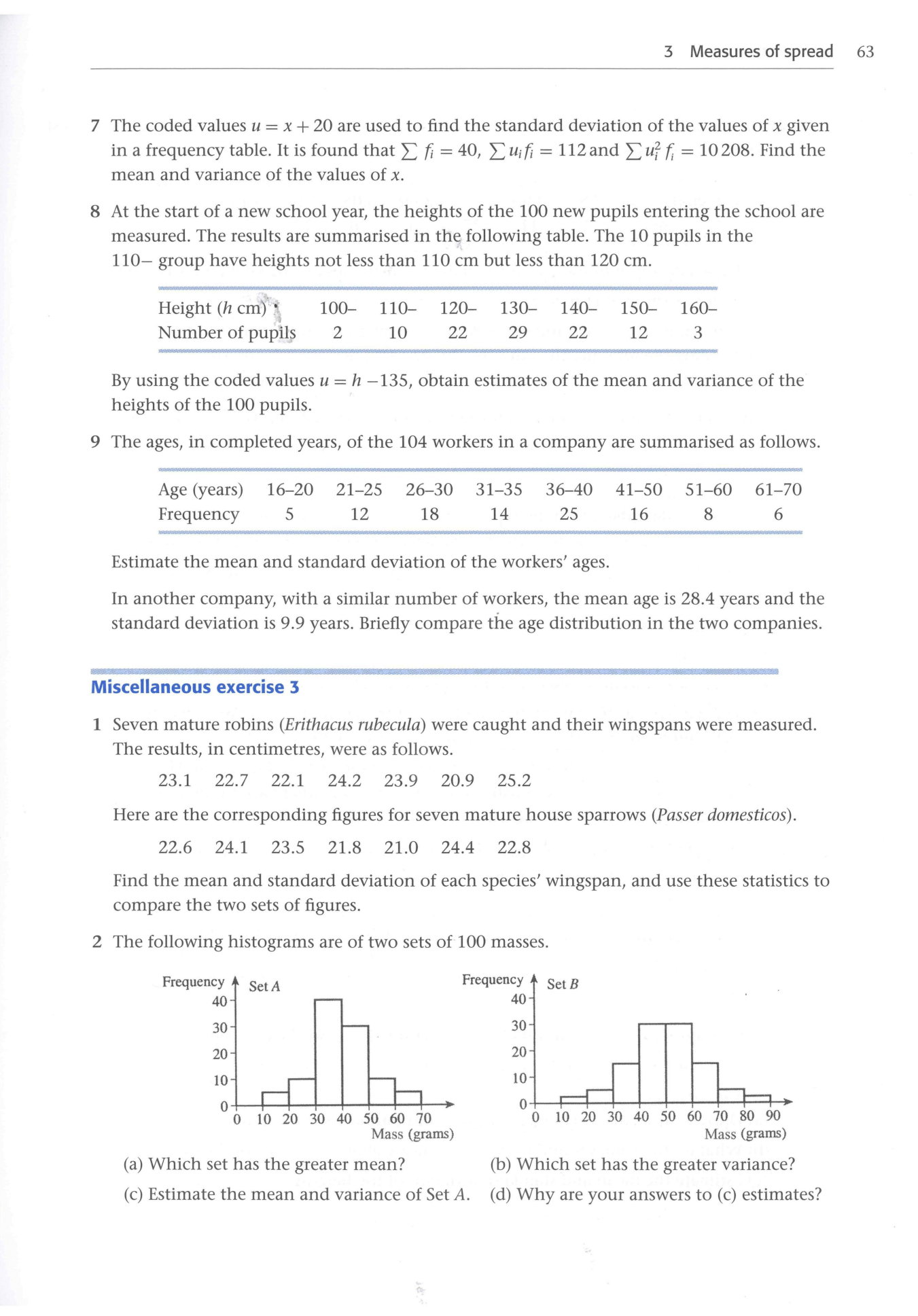 Cambridge Statistics